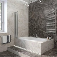 Шторка на ванну Veconi Palau PL-74L 90 см