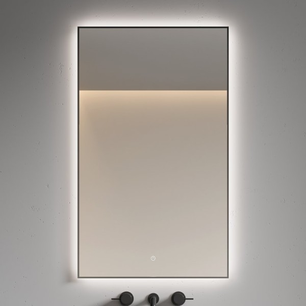 Зеркало Armadi Art 569 60 с подсветкой, диммером, с антизапотевателем, матовый графит
