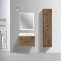 Мебель для ванной комнаты Vincea Mia Slim 70, 2 ящика, дуб винтаж