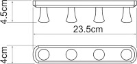 Крючок Wasserkraft K-1074Black