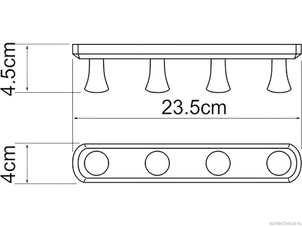 Крючок Wasserkraft K-1074Black