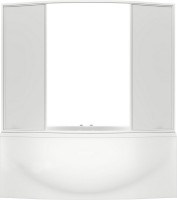 Шторка на ванну Bas Фиеста 4 ств., пластик