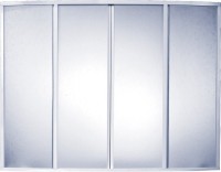 Шторка на ванну Bas Фиеста 4 ств., пластик