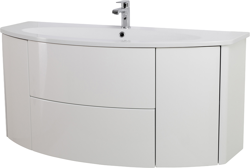 Мебель для ванной комнаты Cezares Eden 120 bianco lucido, раковина 50178