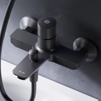 Смеситель для ванны с душем AM.PM X-Joy TouchReel F85A10522 черный