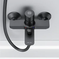 Смеситель для ванны с душем AM.PM X-Joy TouchReel F85A10522 черный