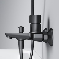 Смеситель для ванны с душем AM.PM X-Joy TouchReel F85A10522 черный