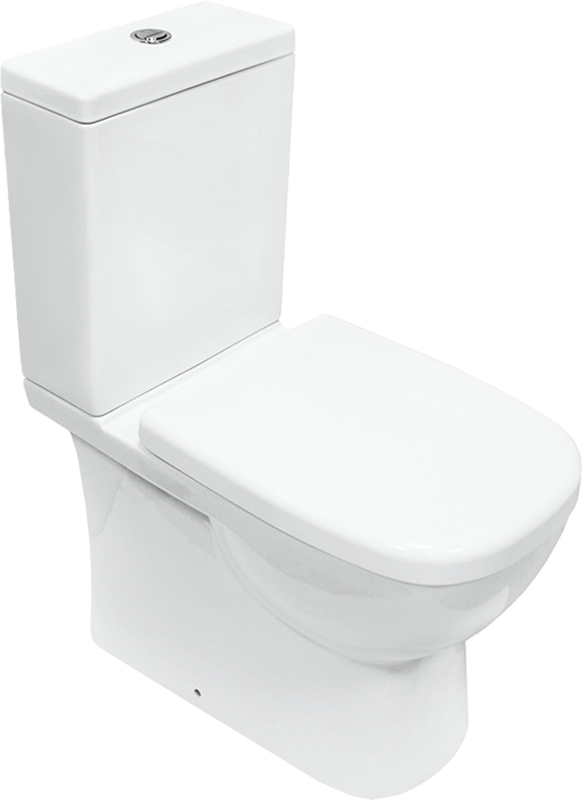 Унитаз-компакт напольный Sanita luxe Quadro Comfort с биде, с микролифтом, белый