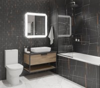 Унитаз-компакт напольный Sanita luxe Quadro Comfort с биде, с микролифтом, белый