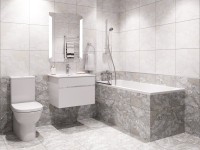 Унитаз-компакт напольный Sanita luxe Quadro Comfort с биде, с микролифтом, белый
