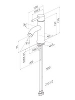 Смеситель для раковины IDDIS KAYSB00i01 глянцевый хром