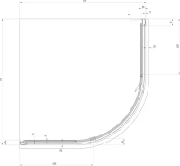 Душевой уголок Ravak Pivot PSKK3-80 Transparent, профиль белый