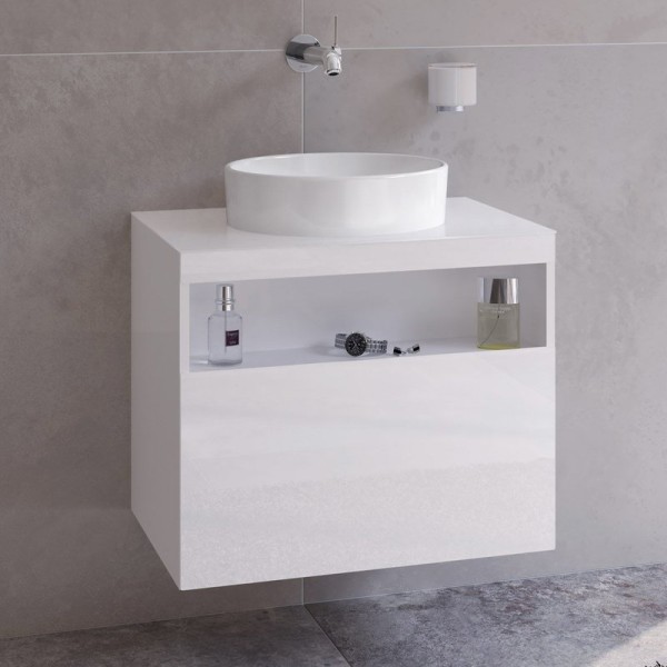 Тумба с раковиной Keuco Stageline 32853 65 см, белая