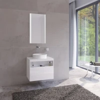 Тумба с раковиной Keuco Stageline 32853 65 см, белая