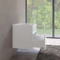 Тумба с раковиной Keuco Stageline 32853 65 см, белая