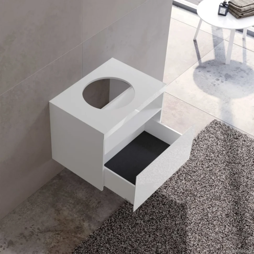 Тумба с раковиной Keuco Stageline 32853 65 см, белая