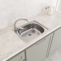 Мойка кухонная Domaci Равенна Ssik 500*400 (5) с переливом