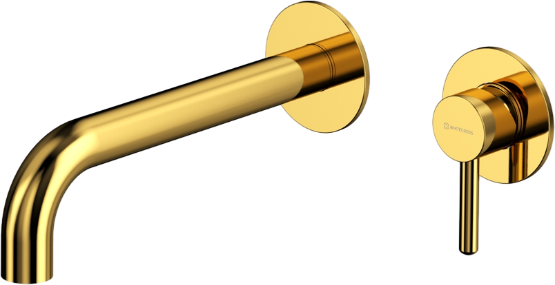 Смеситель для раковины WHITECROSS Y Y1215GL С ВНУТРЕННЕЙ ЧАСТЬЮ, золото