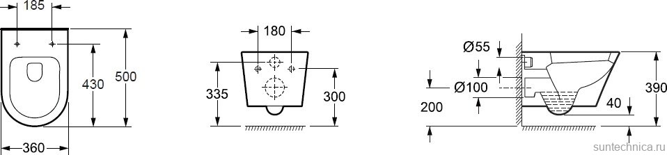 Комплект Унитаз подвесной BelBagno Tre BB8001CHR/SC безободковый, с микролифтом, инсталляция BB002-80 с кнопкой BB014-SR-BIANCO