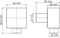 Шланговое подключение Wasserkraft Glan A178