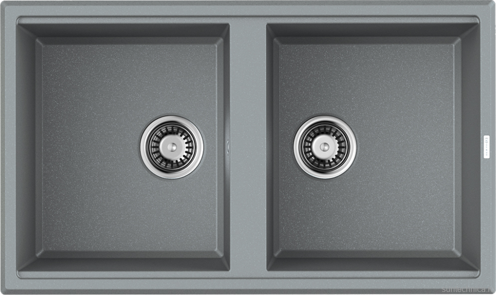 Комплект Мойка Omoikiri Tedori 86-2-GR leningrad grey + Измельчитель Nagare 500
