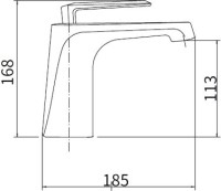 Смеситель для раковины Fashun A1061 хром Смеситель для раковины Fashun A1061 хром