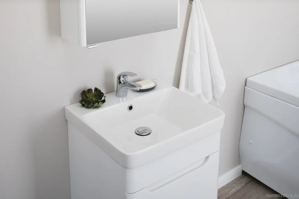 Тумба с раковиной Aquanet София 50