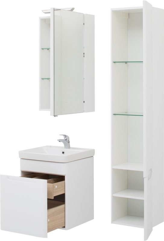 Тумба с раковиной Aquanet София 50
