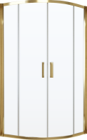 Душевой уголок Vegas Glass ZS Tur Novo 120 09 01 профиль золото, стекло прозрачное