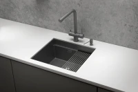 Мойка кухонная Granula Kitchen Space 5045U, графит матовый