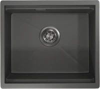 Мойка кухонная Granula Kitchen Space 5045U, графит матовый