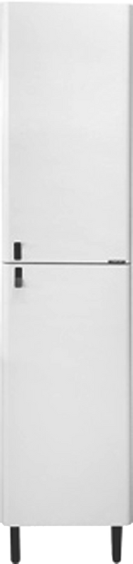 Шкаф пенал для ванной Comforty Сорренто светло-серый