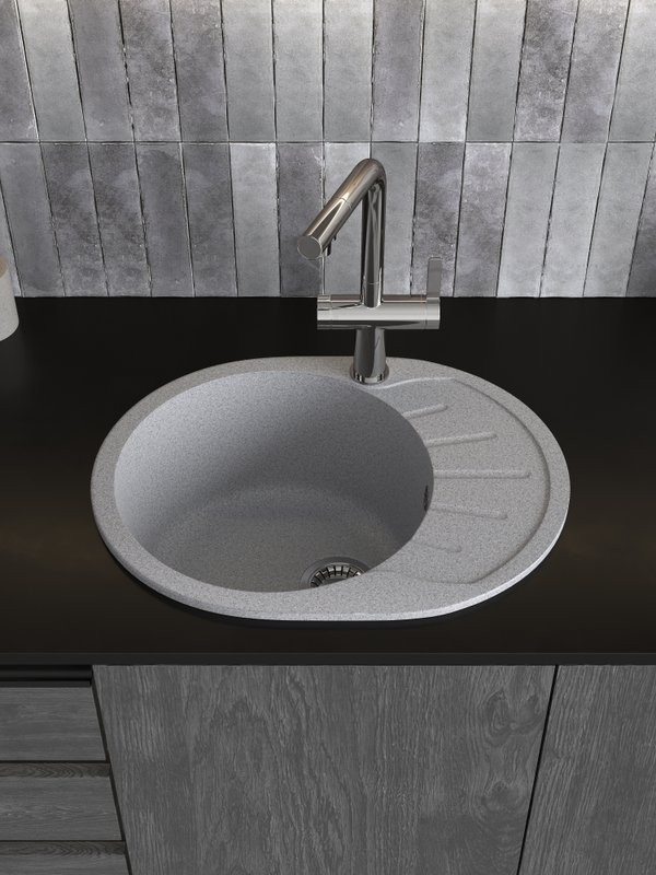 Мойка кухонная Domaci Болонья М-10-005 серая