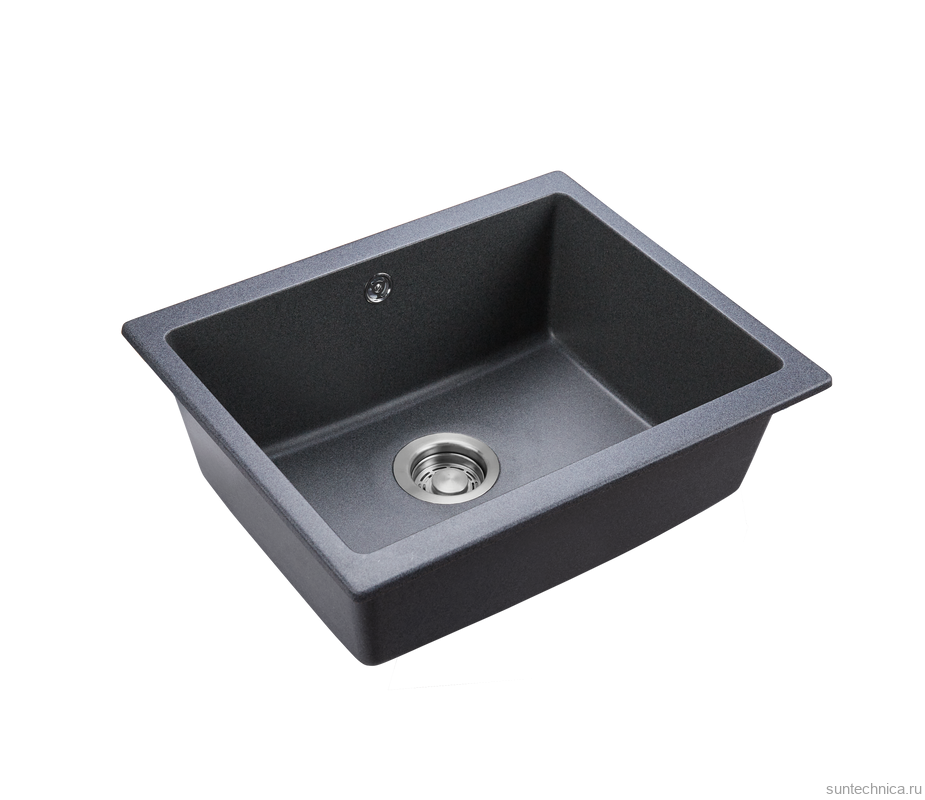 Мойка кухонная Emar Quartz EMQ-1555.P антрацит