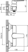 Смеситель для душа Haiba HB20563