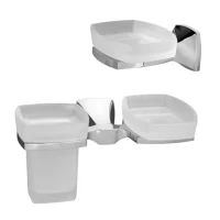 Набор Стакан Wasserkraft Wern K-2526 + Мыльница K-2529 Набор Стакан Wasserkraft Wern K-2526 + Мыльница K-2529