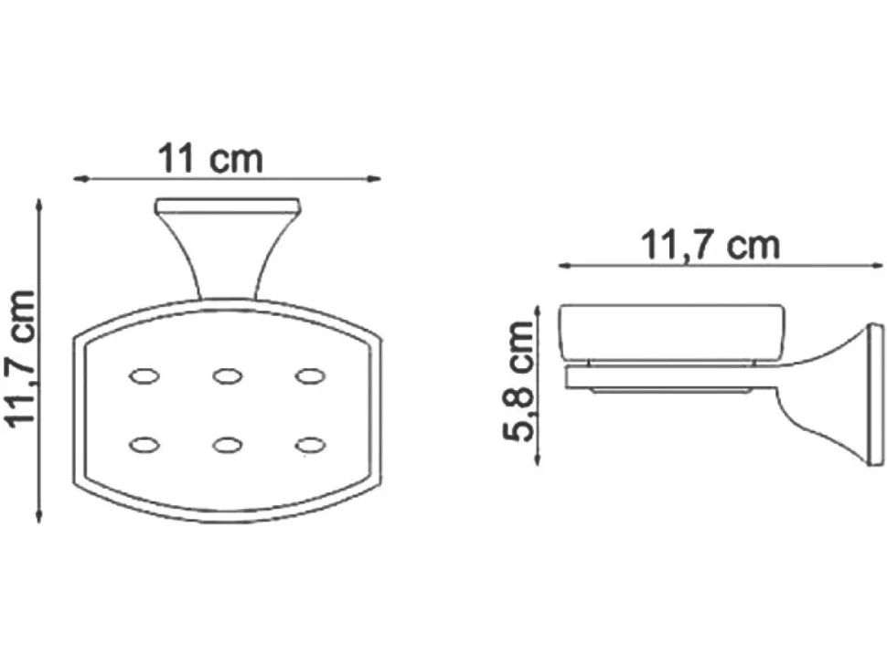 Набор Стакан Wasserkraft Wern K-2526 + Мыльница K-2529