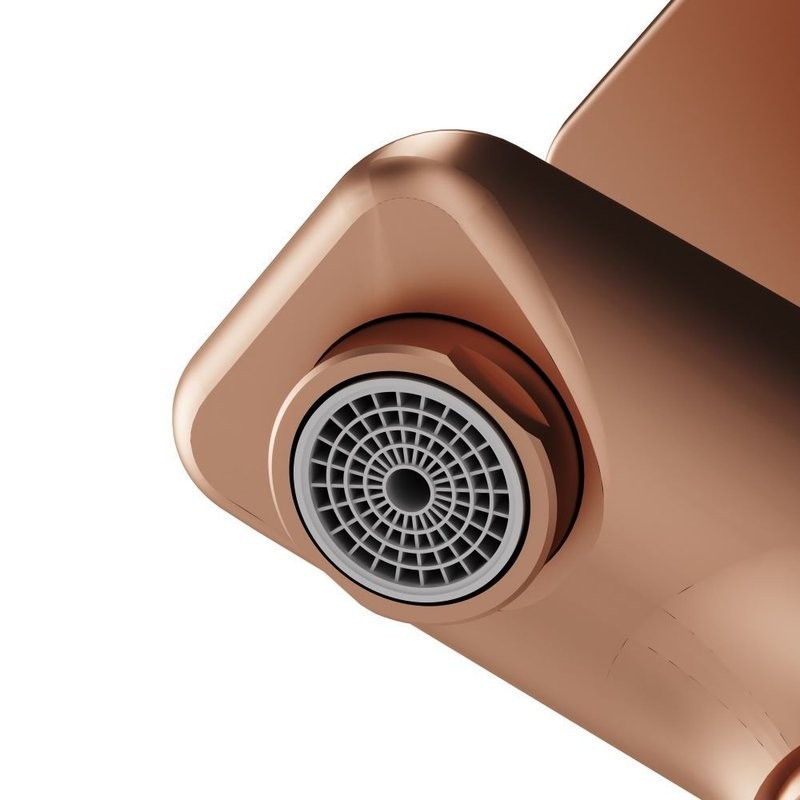 Смеситель для ванны с душем AM.PM X-Joy F85A10044 розовое золото