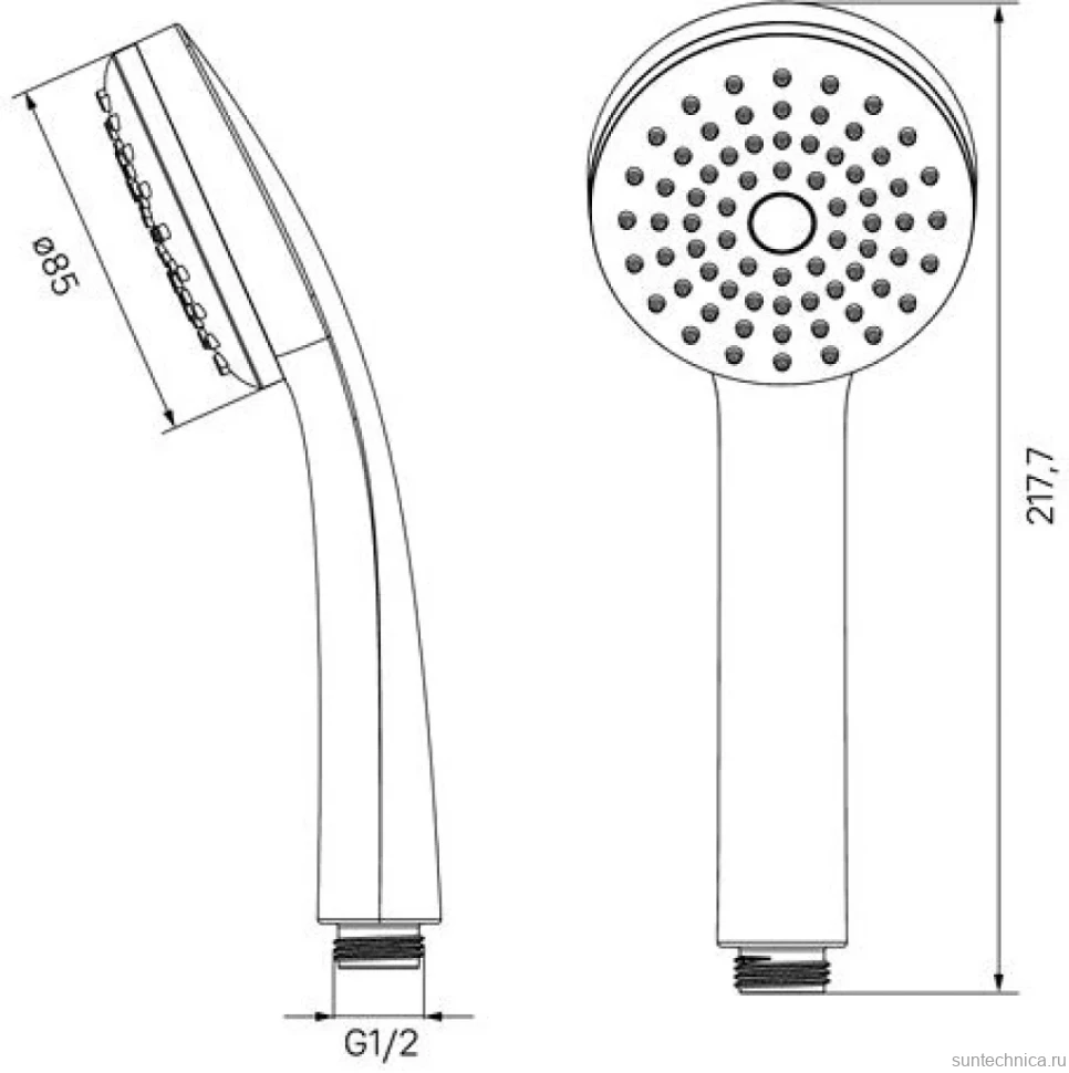 Душевая лейка IDDIS Hand Shower 0011F85I18