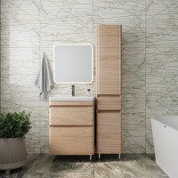 Мебель для ванной комнаты Style Line Атлантика 60 Люкс Plus, напольная, ясень перламутр
