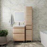 Мебель для ванной комнаты Style Line Атлантика 60 Люкс Plus, напольная, ясень перламутр