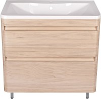 Мебель для ванной комнаты Style Line Атлантика 60 Люкс Plus, напольная, ясень перламутр