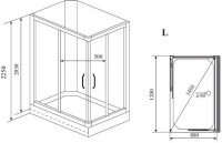 Душевая кабина Timo Premium ILMA 102 L