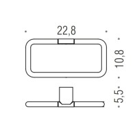 Полотенцедержатель Colombo Design Mini B4031.CR хром