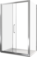 Душевой уголок Good Door Neo WTW+SP 140х90 см + очиститель для стекол