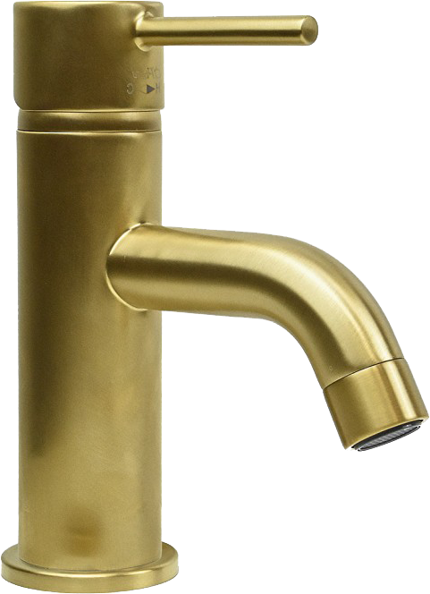 Смеситель для раковины Paini Cox 78PJ205 матовое золото PVD