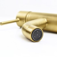 Смеситель для раковины Paini Cox 78PJ205 матовое золото PVD