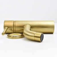 Смеситель для раковины Paini Cox 78PJ205 матовое золото PVD