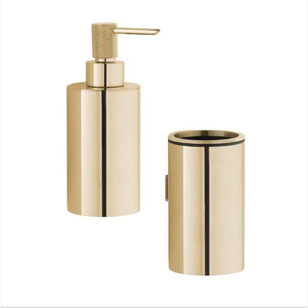 Набор Стакан Boheme Uno 10974-G + Дозатор 10980-G