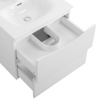 Тумба с раковиной BelBagno Marino-cer-n 70 подвесная, bianco lucido